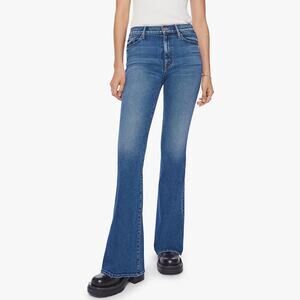 Mother The Super Cruiser Flare Jeans in Smashing Banjos Size 30
